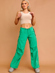 Balloon Cargo Trousers With Toggle Detail