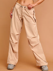 Balloon Cargo Trousers With Toggle Detail