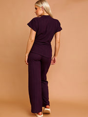 Soft Brushed Ribbed Top & Trouser Co-ord