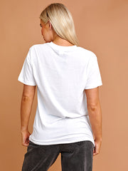 Unheil Teddy Grafik gedrucktes T-Shirt