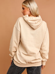 Colour Drip Teddy Graphic Print Hoodie