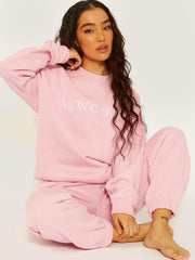 Geborduurde Mon Cheri Fleece coördin