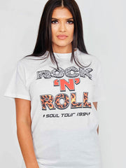 Rock N Roll Graphic Printed T-Shirt