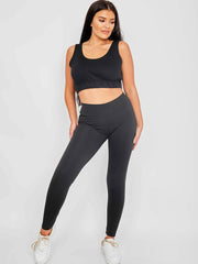Scrunch Back Ruched Leggings