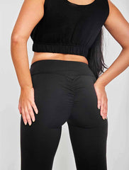 Scrunch Back Ruched Leggings
