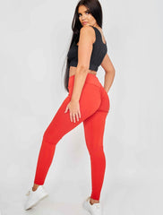 Scrunch Back Ruched Leggings