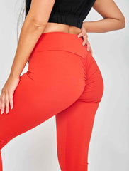 Scrunch Back Ruched Leggings