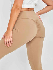 Scrunch Back Ruched Leggings