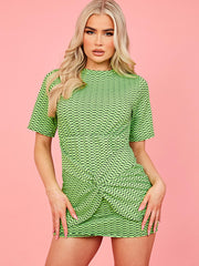 Honeycomb Twisted Knot Dress