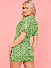 Honeycomb Twisted Knot Dress