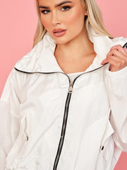 High Neck Hooded Festival Jacket