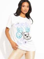 Paris Good Vibes Graphic T-Shirt