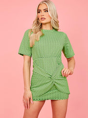 Honeycomb Twisted Knot Dress