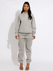 Geborduurd voorbij dromen met capuche fleece coöperatie