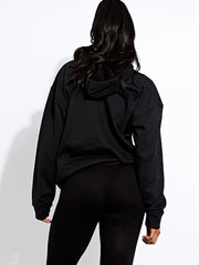 Sin remordimiento de sudadera con imprenta gráfica