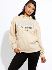 Angel Palermo Graphic Print Hoodie