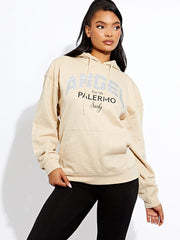 Angel Palermo Graphic Print Hoodie