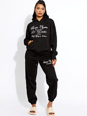 C'est Toujours Embroidered Fleece Co-ord