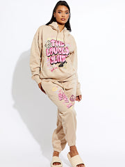 The Lovely Club Slogan Fleece Co-ord