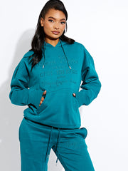 C'est Toujours Embroidered Fleece Co-ord