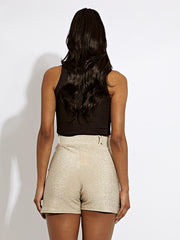 Glitter Skort With Matching Belt