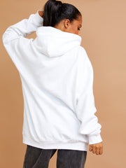 Colour Drip Teddy Graphic Print Hoodie