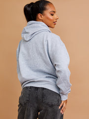 Colour Drip Teddy Graphic Print Hoodie