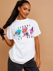 Nail Polish Graphic Printed T-Shirt