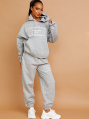 Embroidered California Hooded Fleece Co-ord