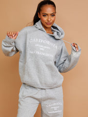 Embroidered California Hooded Fleece Co-ord
