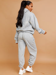 Embroidered California Hooded Fleece Co-ord