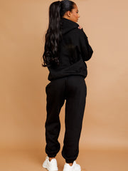 Embroidered California Hooded Fleece Co-ord