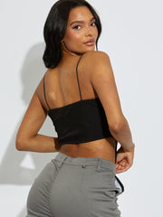 Cami Mesh Crop Top