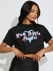 Top de cultivo gráfico de Angels Pure de gran tamaño