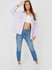 Einfache klassische dicke Hemdjacke Shacket