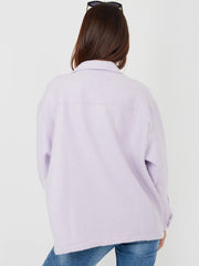 Einfache klassische dicke Hemdjacke Shacket