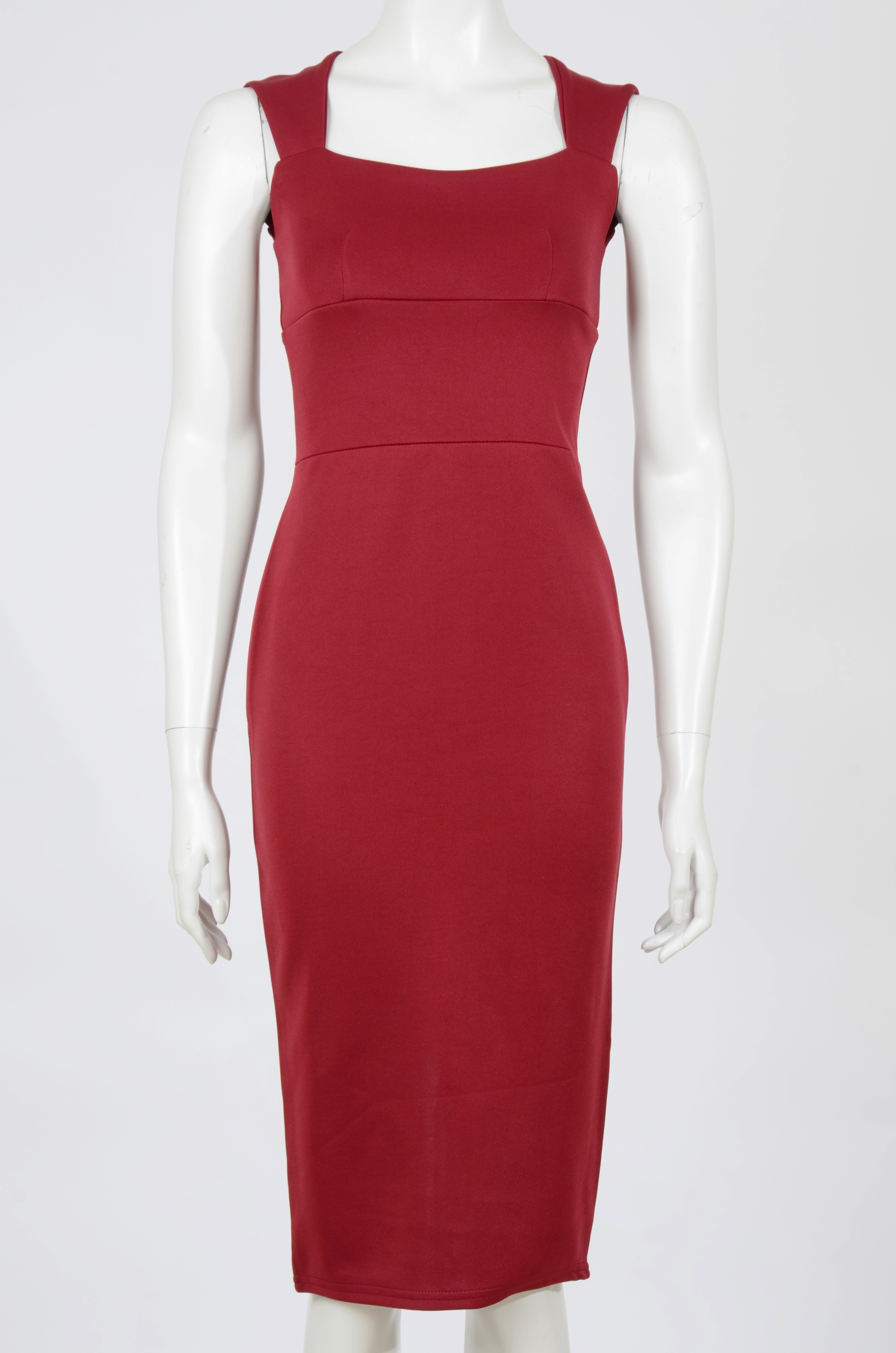 Womens Wholesale Cut Out Back Bodycon Dress With Slit | Stylewise Direct